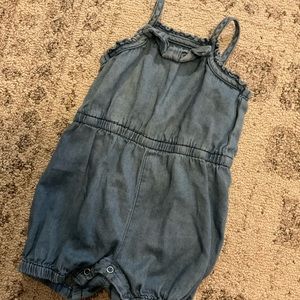 Kids Cherokee Chambray One Piece. Size 6-9M